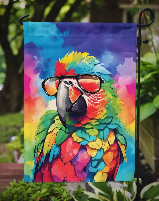 Hippie Animal Parrot Garden Flag Caroline's Treasures