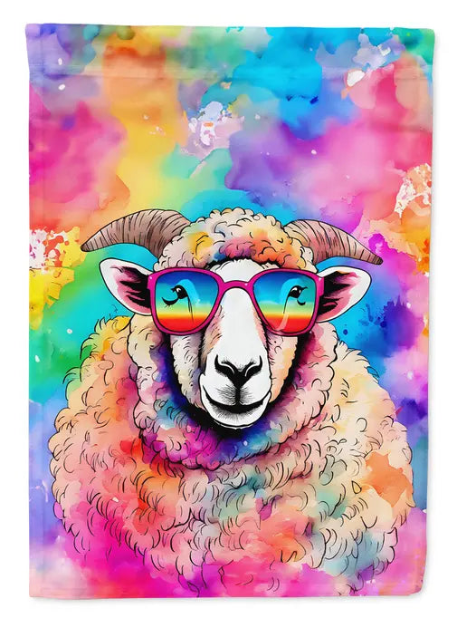 Hippie Animal Sheep Garden Flag Caroline's Treasures