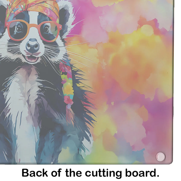 Hippie Animal Skunk Glass Cutting Board Caroline's Treasures