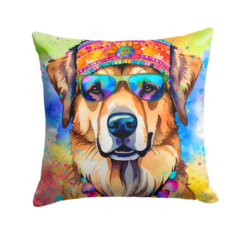 Hippie Dawg Pair of Pot Holders Caroline's Treasures