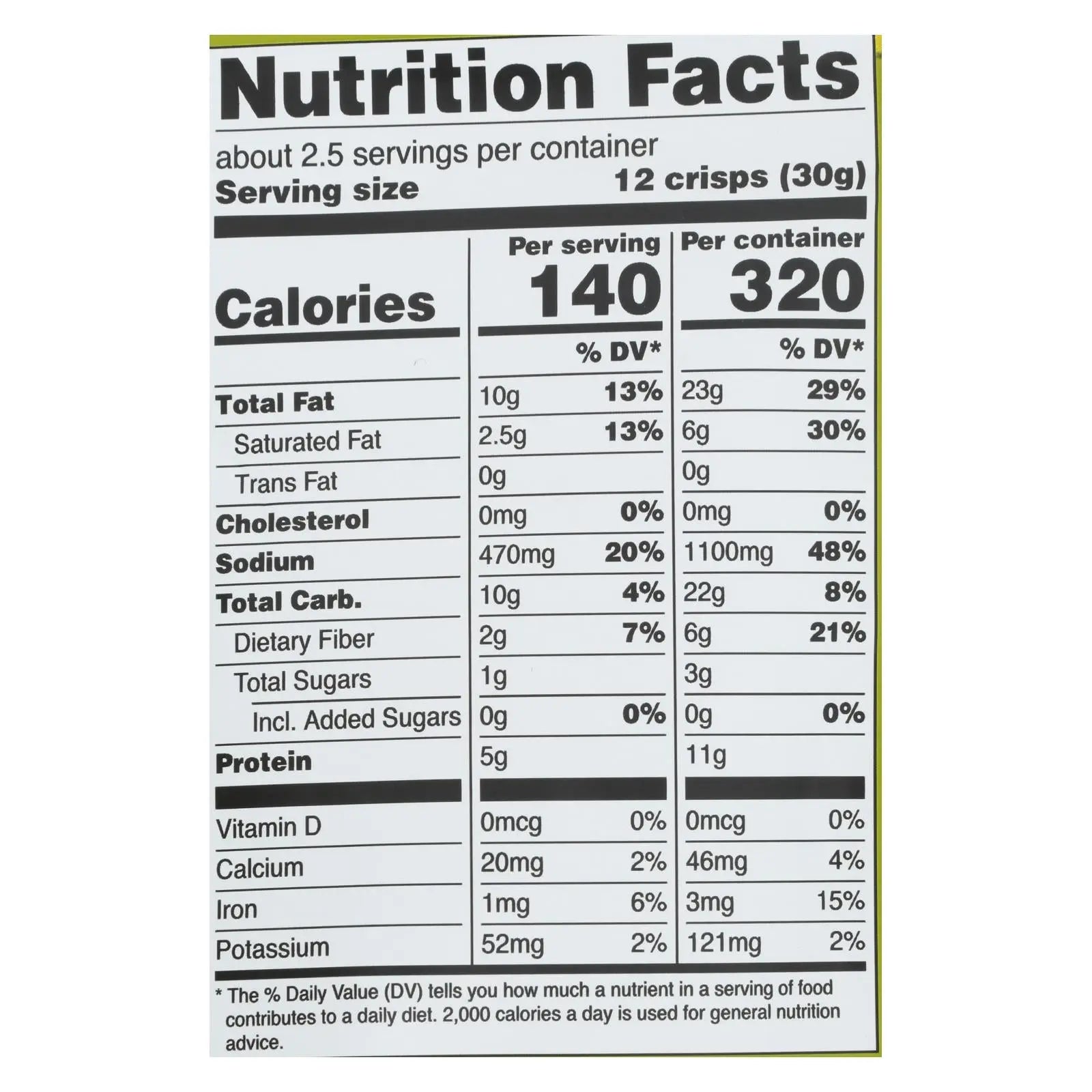Hippie Snacks - Avocado Crsps Guacamole - Case Of 8-2.5 Oz Hippie Snacks