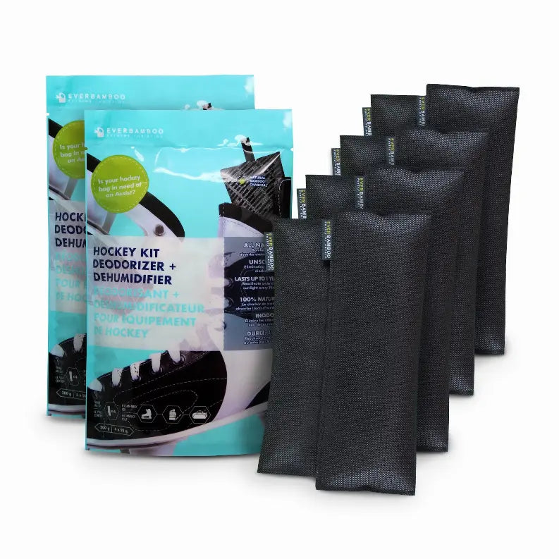 Hockey Deodorizer + Dehumidifier 4-Pack Ever Bamboo