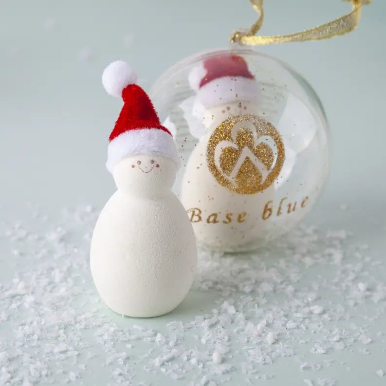 Holiday Snowman Makeup Sponge Baseblue Cosmetics