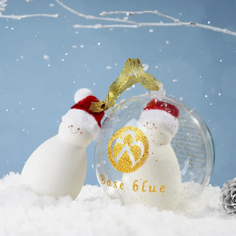 Holiday Snowman Makeup Sponge Baseblue Cosmetics