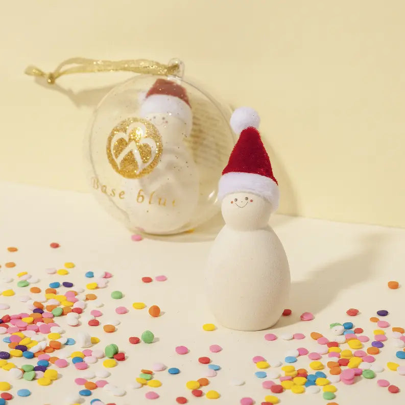 Holiday Snowman Makeup Sponge Baseblue Cosmetics