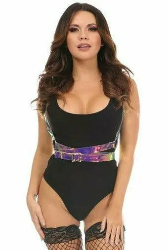 Holo Body Harness with Wings Daisy Corsets