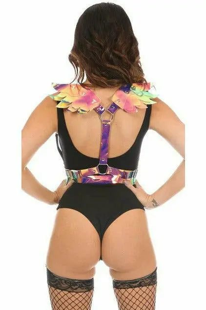 Holo Body Harness with Wings Daisy Corsets