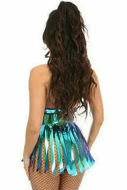 Holo Fishnet Harness Daisy Corsets