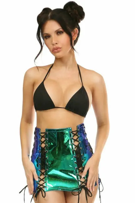 Holo Lace-Up Skirt Daisy Corsets