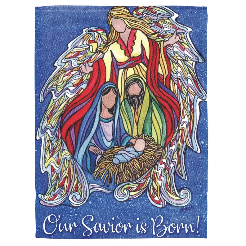 Holy Family With Angel Print Flag Dicksons Inc