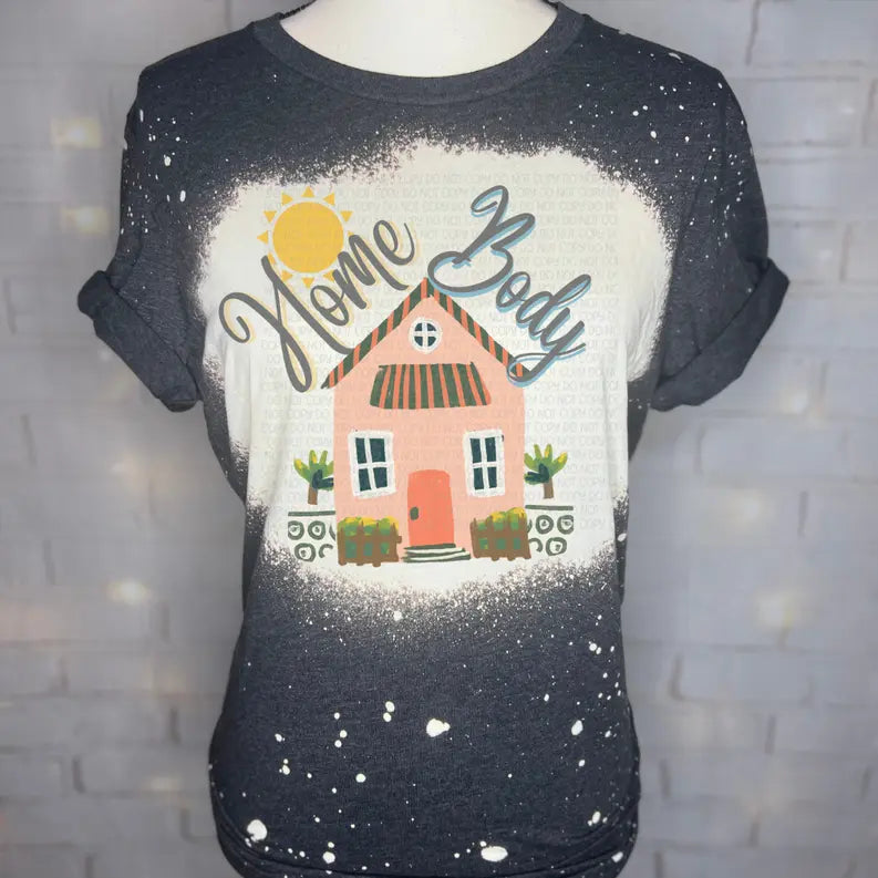 Home Body Bleached Graphic Tee The Blended Owl