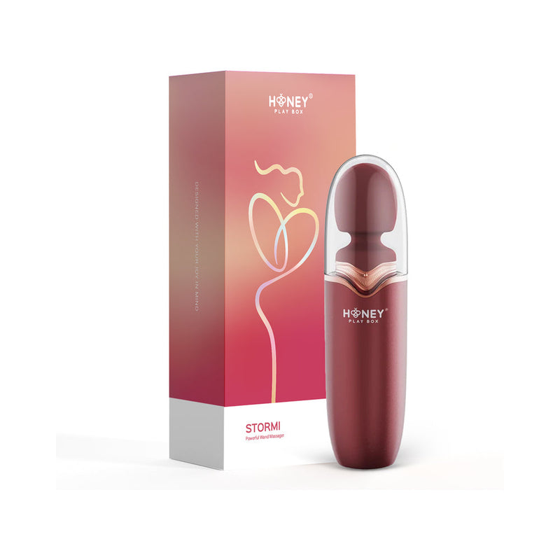 Honey Play Box Stormi Powerful Wand Massager With Charging Case Honey Play Box