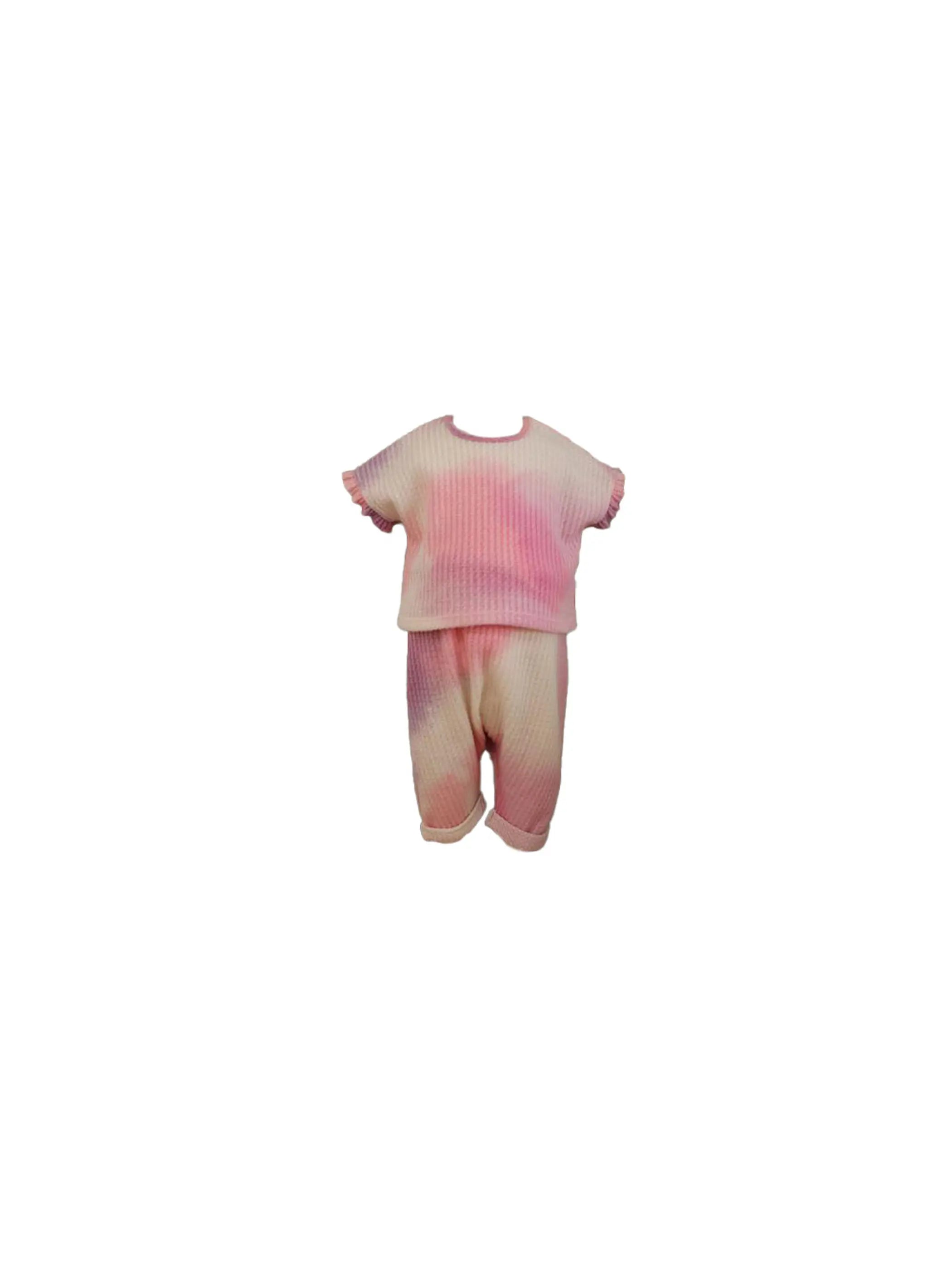 Honeycomb Tie-Dye Top and Pants Set Little Mass