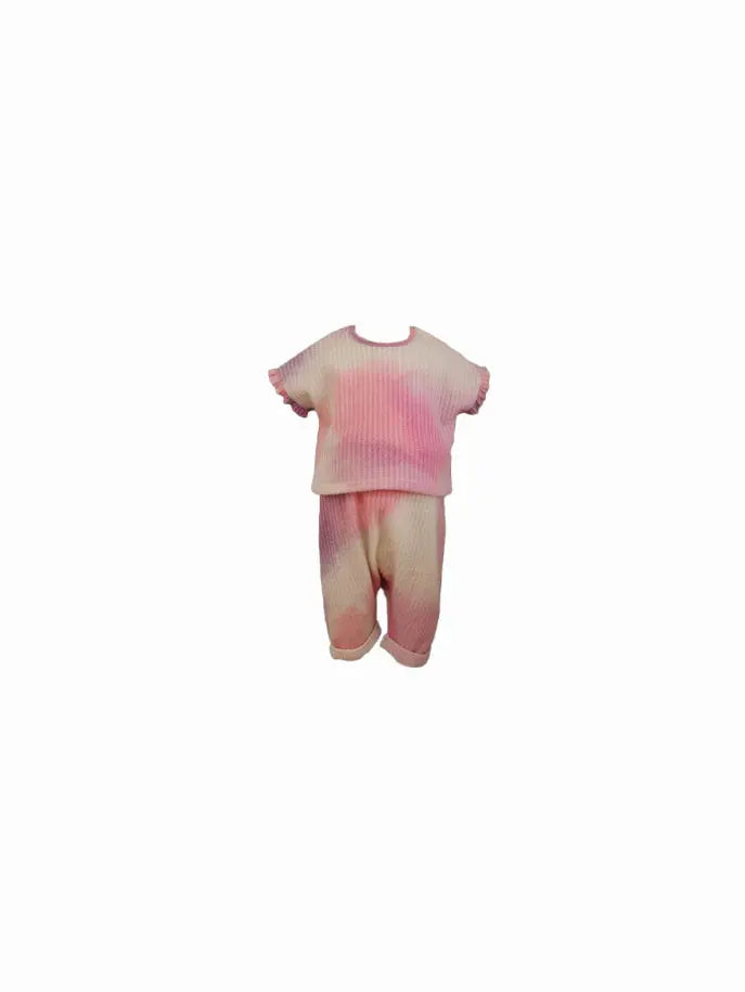 Honeycomb Tie-Dye Top and Pants Set Little Mass