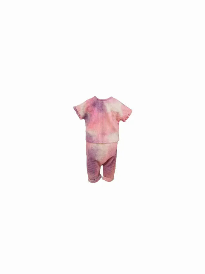 Honeycomb Tie-Dye Top and Pants Set Little Mass