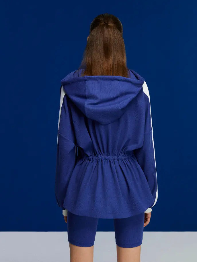 Hooded Print Jacket Monique Store