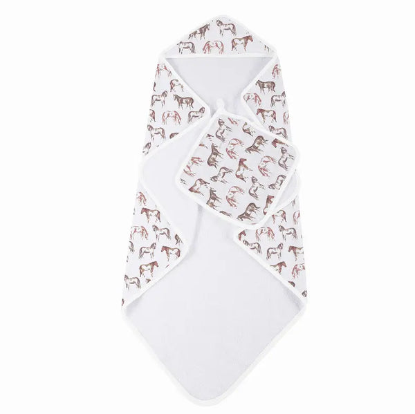 Hooded Towel and Washcloth Set Newcastle Classics