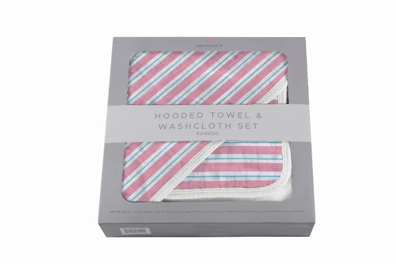 Hooded Towel and Washcloth Set Newcastle Classics