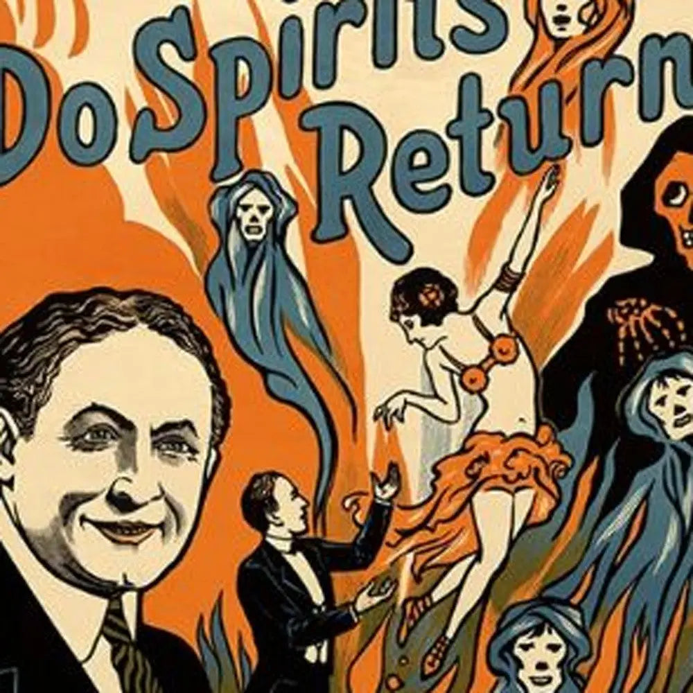 Houdini Spirits Vintage Magic Unframed Print Wall Art Homeroots Home Decor