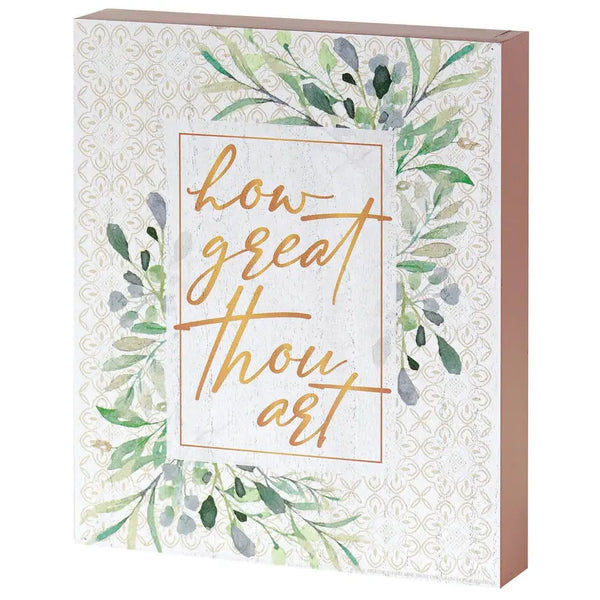 How Great Thou Art Tabletop Wall Dicksons Inc