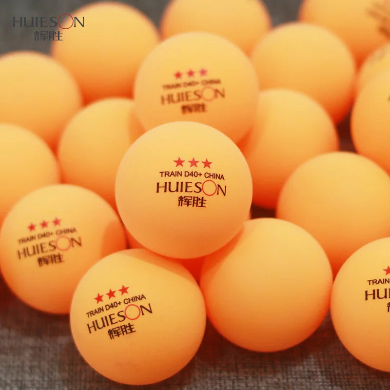 Huieson 20 50 100Pcs Table Tennis Balls 3 Star 40MM+ 2.8g Ping Pong Balls ABS Plastic for Adults Club Training