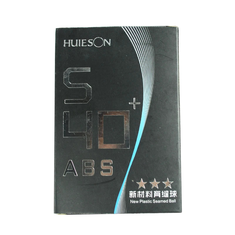 Huieson 6Pcs New Material Table Tennis Training Balls S40+ 3 Star ABS Plastic Ping Pong Balls for Table Tennis Training