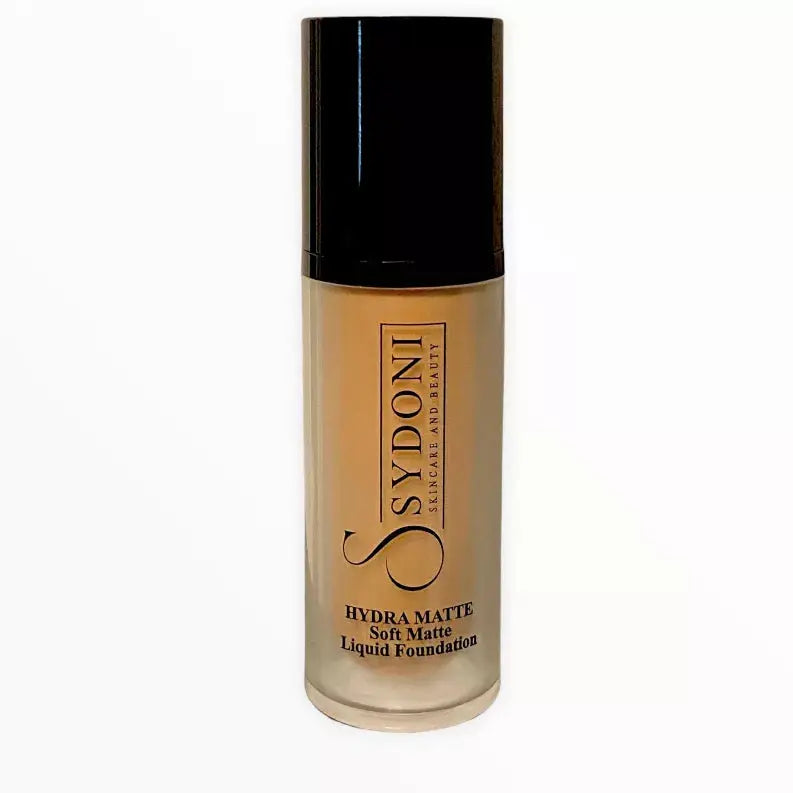 Hydra Matte Soft Matte Liquid Foundation 1.1 Fl. Oz. Sydoni Skincare and Beauty