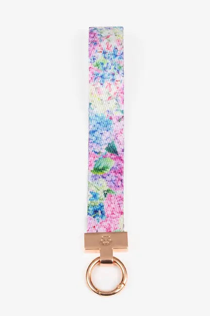Hydrangea Haven Wristlet Keychain Aria the Fox