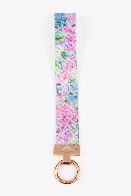 Hydrangea Haven Wristlet Keychain Aria the Fox