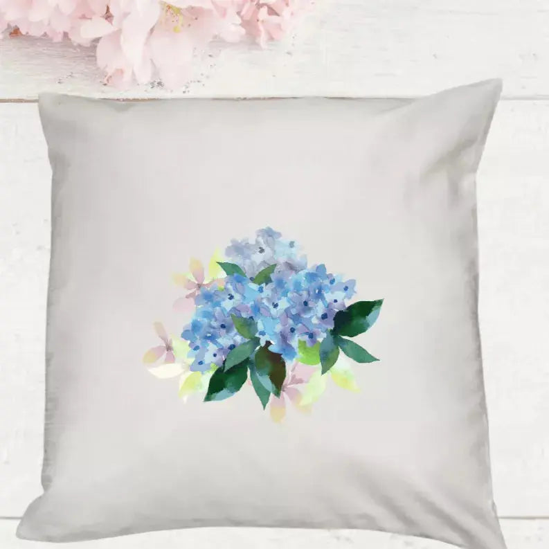 Hydrangea Pillow Cover The Adorned Willows Marketplace LLC