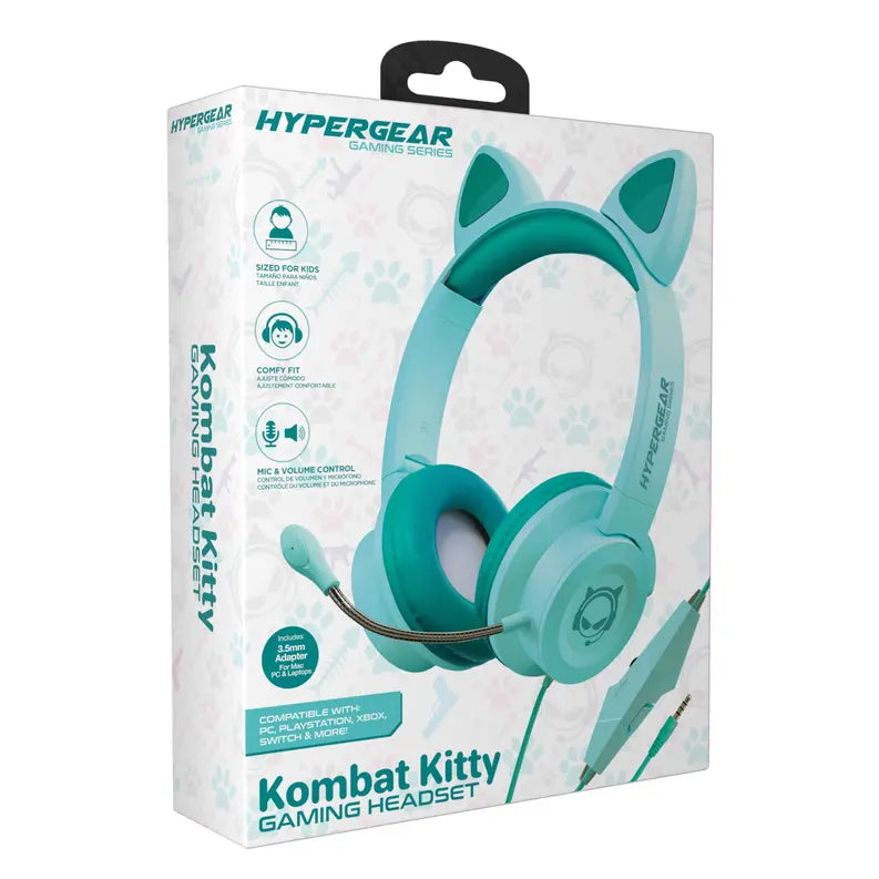 HyperGear Kombat Kitty Gaming Headset with Detachable Mic HyperGear