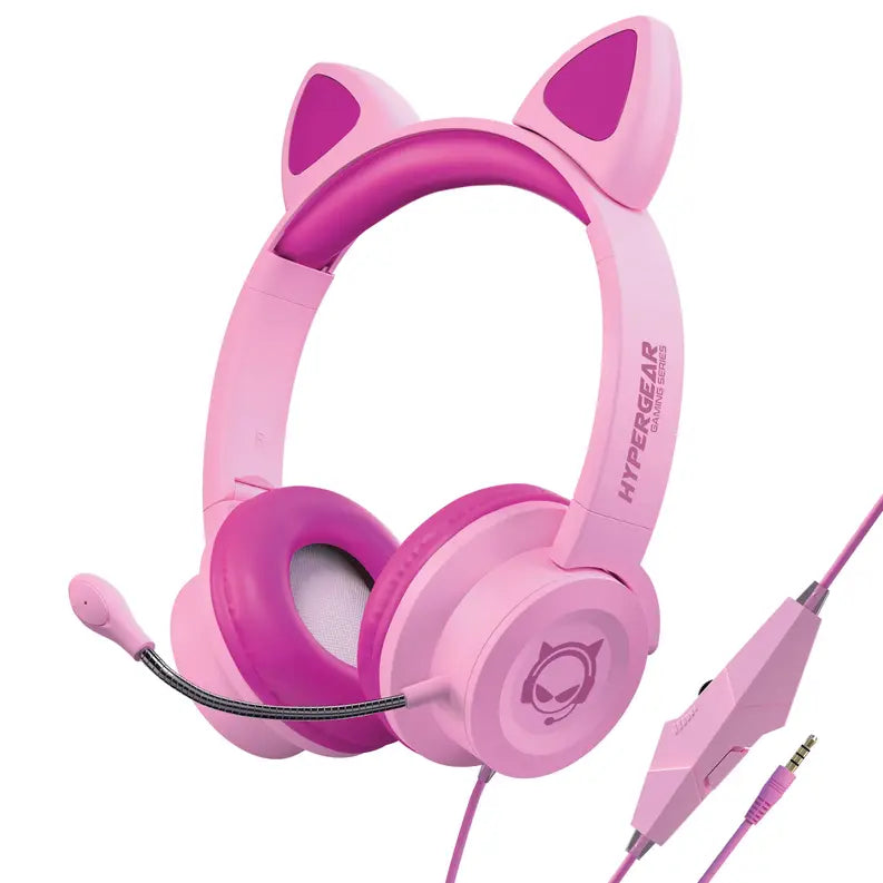 HyperGear Kombat Kitty Gaming Headset with Detachable Mic HyperGear