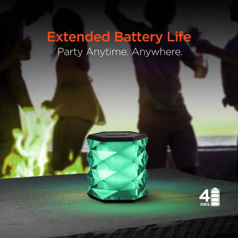 HyperGear LYTE Mini Wireless LED Speaker - Black HyperGear