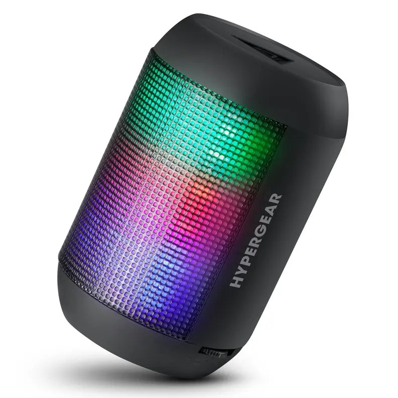 HyperGear Rave Mini Wireless LED Speaker Black HyperGear