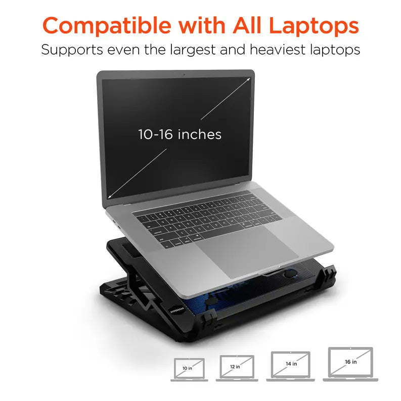 HyperGear UpRite Air Portable Laptop Cooling Stand Hypercel