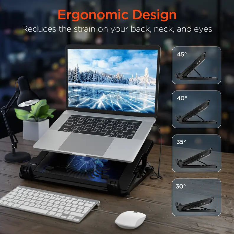HyperGear UpRite Air Portable Laptop Cooling Stand Hypercel