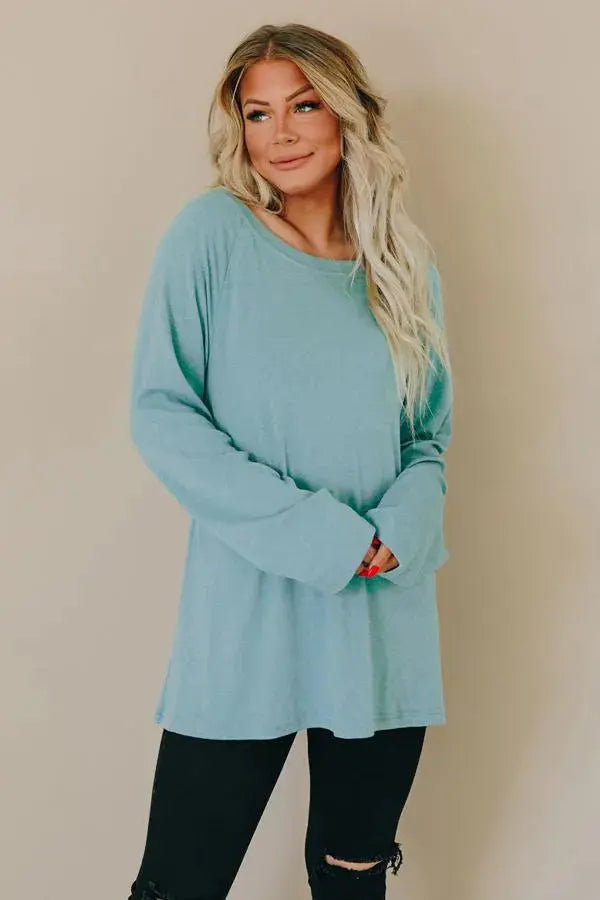 I Am Enough Tunic Top Stay Warm in Style