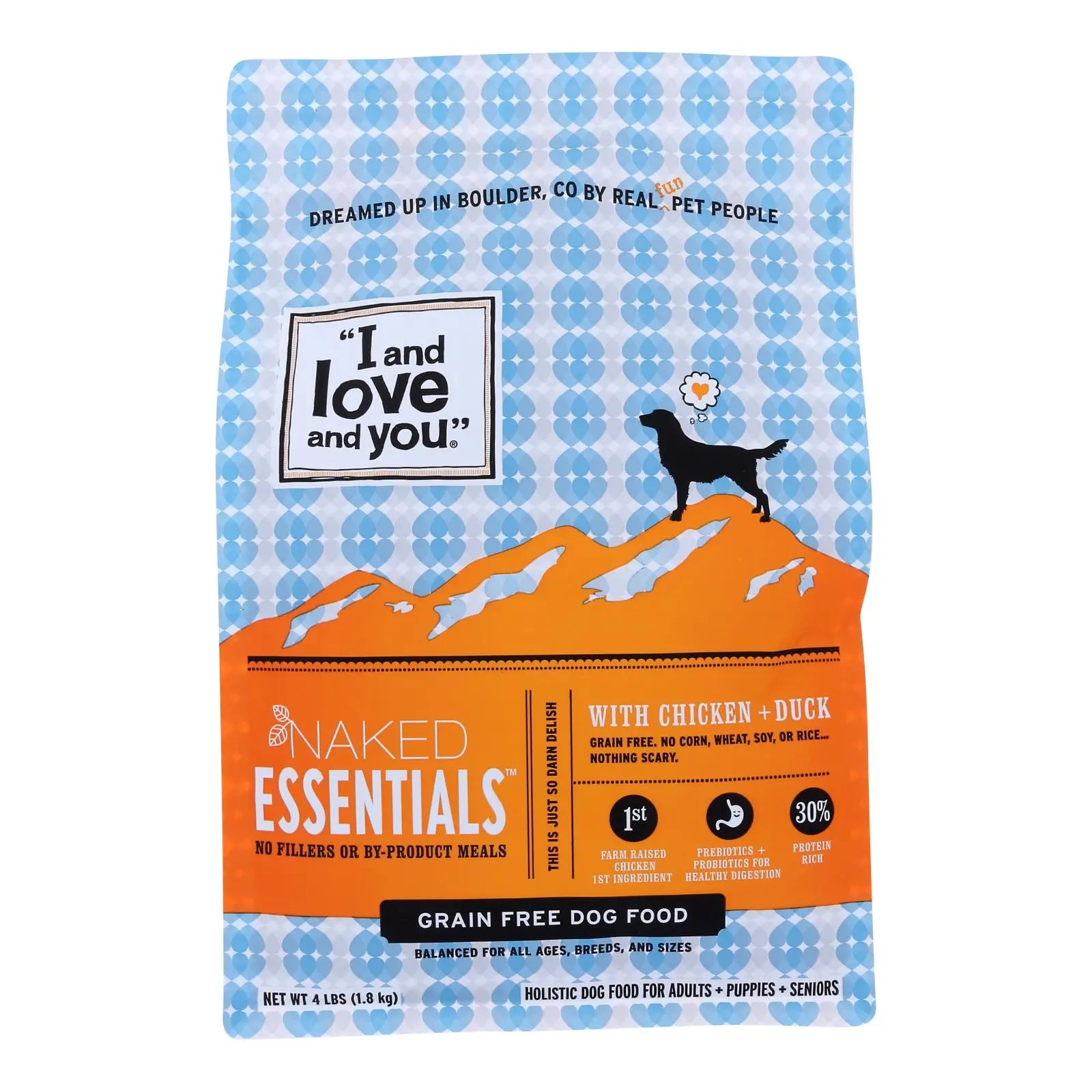 I And Love And You - Dog Kibble Chicken And Duck - Case Of 4-4 Lb I And Love And You