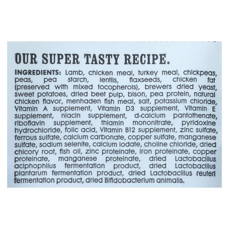 I And Love And You - Dog Kibble Lamb And Bison - Case Of 4-4 Lb I And Love And You