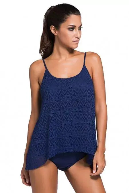 I Like It, I Love It Boho Tankini Stay Warm in Style
