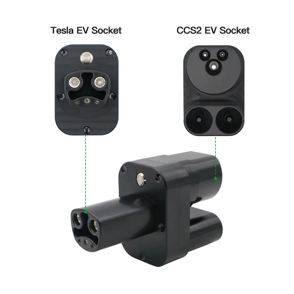 ISIGMA CCS2 To Tesla EV Charger Adapter CCS2 To TPC Convertor 250A Electric Vehicle Charging Adapter Fit For Tesla Electric Car GreatEagleInc