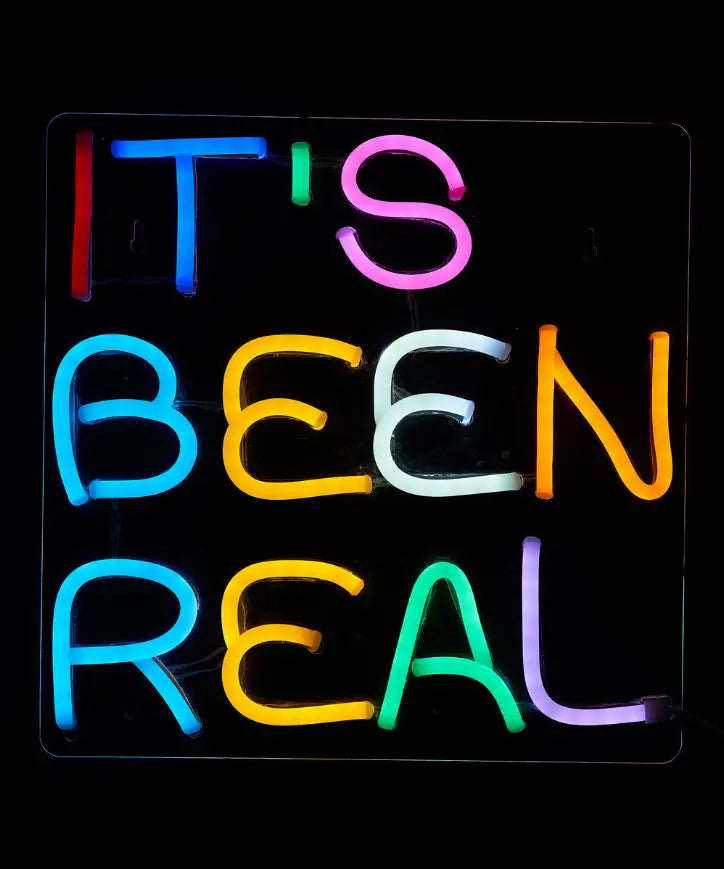 IT'S BEEN REAL LED Neon Wall Sign Cocus Pocus