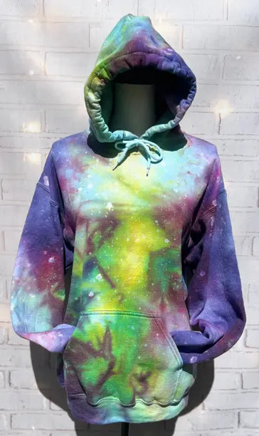 Ice Dyed Tie Dye Hoodie The Blended Owl