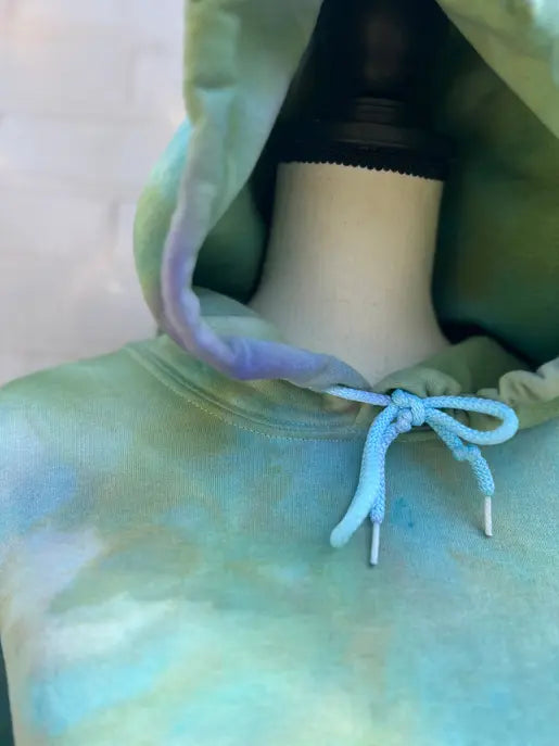 Ice Dyed Tie Dye Hoodie The Blended Owl