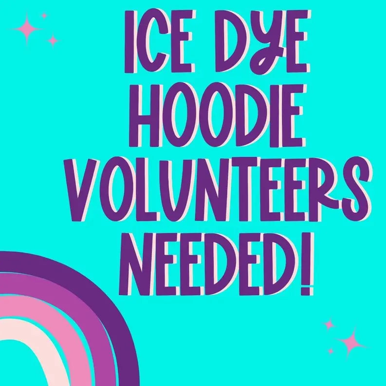 Ice Dyed Tie Dye Hoodie The Blended Owl