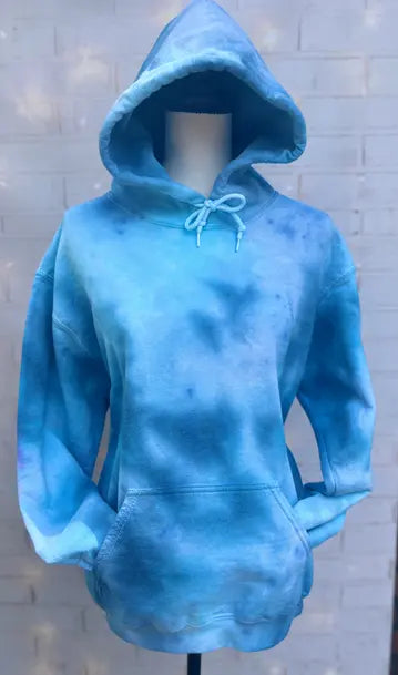 Ice Dyed Tie Dye Hoodie The Blended Owl