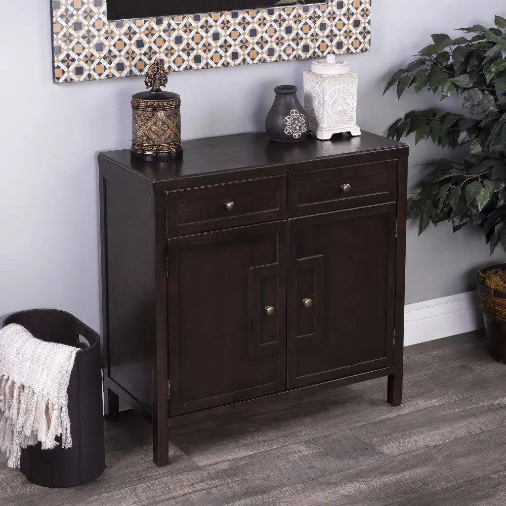Imperial Coffee Console Cabinet Homeroots Kitchen & Dining