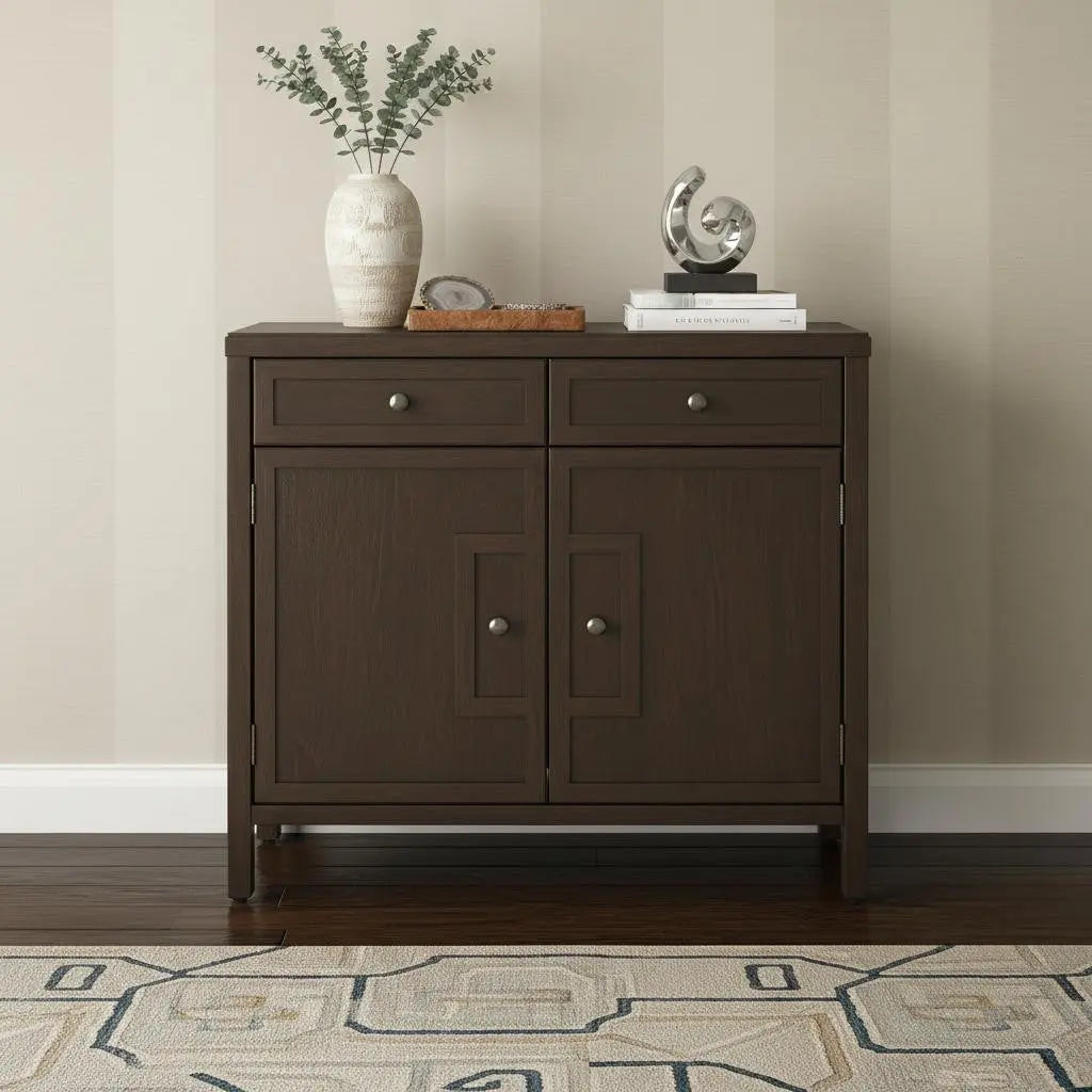 Imperial Coffee Console Cabinet Homeroots Kitchen & Dining