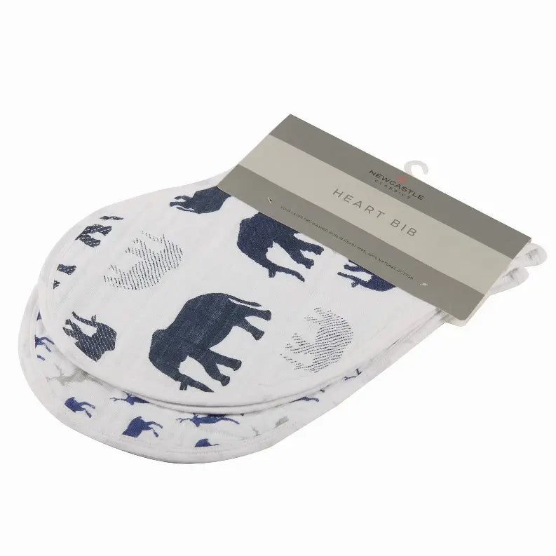 In The Wild Elephant Burp Cloth Bibs Newcastle Classics