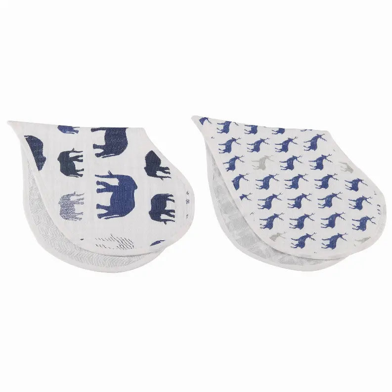 In The Wild Elephant Burp Cloth Bibs Newcastle Classics